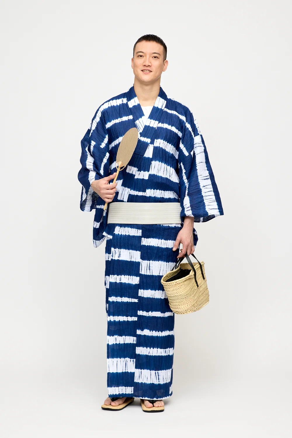 有松鳴海 / 鎧段絞り 乱 / NAVY