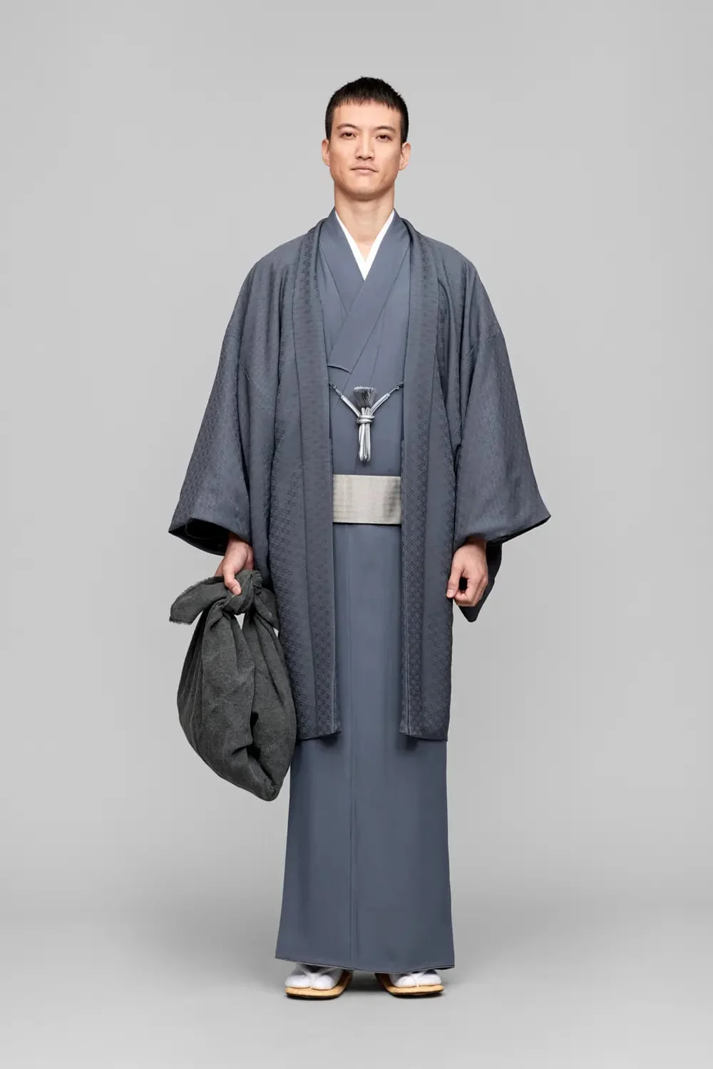 丹後ちりめん / 網代 / BLUE GRAY